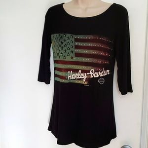 Harley Davidson Miracle City Top Size S